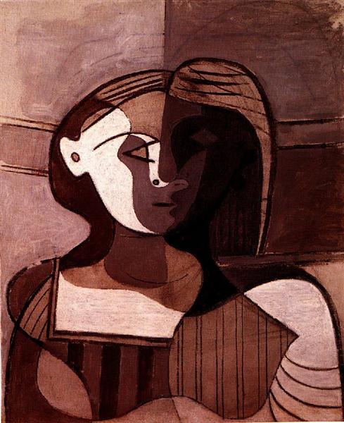 Pablo Picasso Oil Paintings Bust Of Young Woman From Avignon